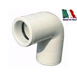 curva a 90° per tubo scarico condensa rigido TCR-21 compreso o-ring