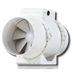 Aspiratore Elicocentrifugo tubo-tubo 2 velocità diam.100 portata aria 145mc/h - 187mc/h Pa 10-40 Timer