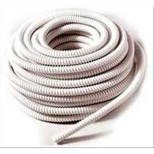Guaina diflex vinilica spiralata AL METRO per condizionamento e climatizzazione diametro 20 metri 30 resistenza 70°C Ral 9010