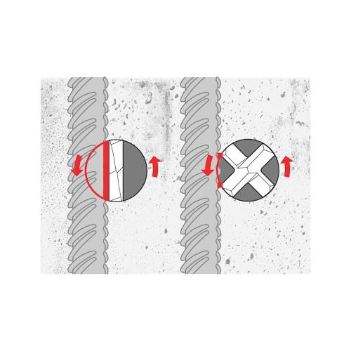 Punta percussione Plus Quadro-L d. 10 lung. 110