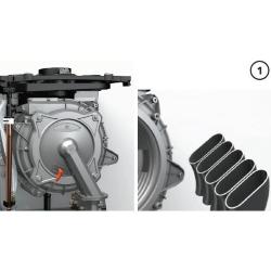 Caldaia a condensazione THISION MINI COMBI 25.3 riscaldamento e produzione di ACS istantanea 24 Kw (Metano)