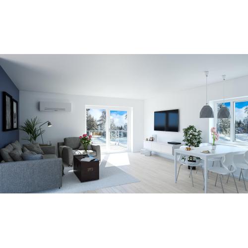 Fan Coils Daikin mod HP Convector a Parete 2 tubi  Resa Risc. 2,4 Kw attacchi a SX (Comando a filo da acquistare a parte)