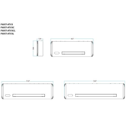 Fan Coils Daikin mod HP Convector a Parete 2 tubi  Resa Risc. 3,05  Kw attacchi a DX (Comando ad infrarossi incluso)