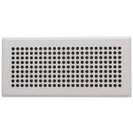 Griglia con schermo forellato di immissione/estrazione RAL9003 dim. 200x100 - portata 30 mc/h.