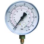 manometro di ricambio bassa pres. R410a / R32 q.80mm MPa -0,1/3,8  Wigam