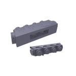 Plenum UNIVERSALE EOLO Mod. B4 - In Polistirene completo di "kit fai da te" (dim. unità interna max h. 235mm x L 1060mm) (Attacchi 4 x Ø 150/200 + 2 x Ø 200)