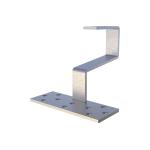 HSTT 155/70-70 supporto per fissaggio su tetti con tegole in Acciaio inox AISI 304