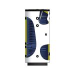 BSPT-300 - bollitore vetrificato da 300 Lt. per solare termico a doppio serpentino per la produzione di ACS per Pompe di calore