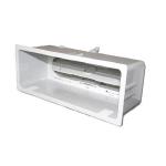 Plenum in plastica ABS 500x200 bianca anticondensa PPA per bocchetta 500x200