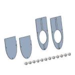 Kit copertura collettore per pannello solare sottovuoto Weiser Power 2000