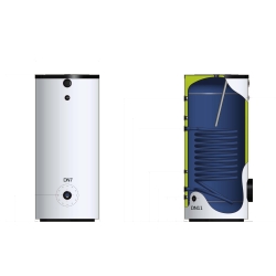 Bollitore BSV vetrificato - da 200 Lt. mono serpentino per la produzione di ACS con pompa di calore 