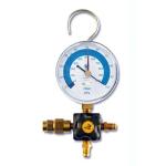 Gruppo vacuometrico a una via, con valvola di sicurezza e gancio - Wigam (attacchi 1/4" Sae F x 1/4" Sae F)