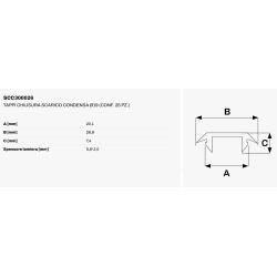 Tappo di chiusura ø19 per i fori scarico condensa delle unità esterne