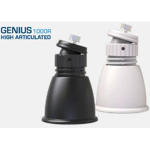 Supporti a pavimento REGOLABILI e snodabile mod. "GENIUS HIGH ARTICULATED" (Cnf. 4 Pz.)