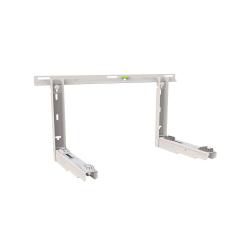 Staffa a parete per climatizzatore da sotto finestra  "DONATELLO SD" Misure P 500 x H 400 x L 800 mm (Portata 110 Kg) con barra dentellata e bracci premontati