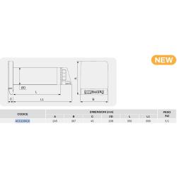 Recuperatore di calore a doppio flusso continuo TS-Dual Flow Ø200 -  (mc/h min 15 max 90) - (telecomando incluso)