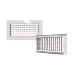 Bocchetta di mandata/ripresa 200x100 in plastica ABS bianca anticondensa BPAP