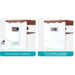 Plenum in Poliestere 500x150 bianca anticondensa PS attacco posteriore Ø 150 - 165 - 180 -200