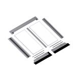 Kit di base per 2 collettori montaggio ad incasso verticale su tetto in coppi per SOLATRON CF