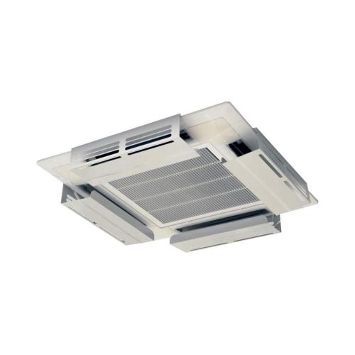 Deflettore in plastica bianca per regolazione flusso aria del climatizzatore delle cassette a 4 vie Larg. 500 mm. (cnf. 4 pz)
