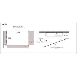 Deumidificatore a soffitto per sistemi canalizzati 260 mc/h - 26 L/giorno - gar R-513A