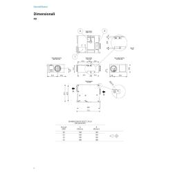 Deumidificatore per sistemi canalizzati 350 mc/h - Completo di Comando e sonde - 32 L/giorno - gar R-513A