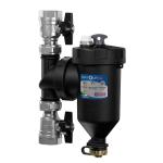 Filtro DirtOUT XL defangatore magnetico multifunzione in polimero, Attacchi 1" e deviatore in ottone