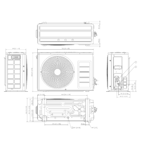 Unità Esterna WindFree WindFree Première pot. 2.5 Kw Inverter 9.000 btu