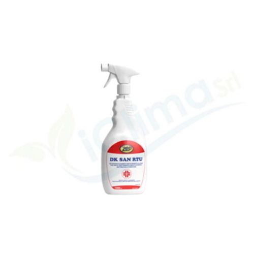 Detergente DK SAN RTU disinfettante pronto all’uso ad azione battericida e fungicida.
