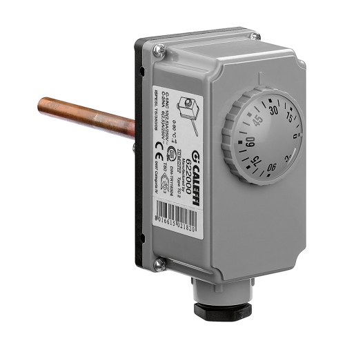Termostato ad immersione regolabile 0-90° (IP 40) 