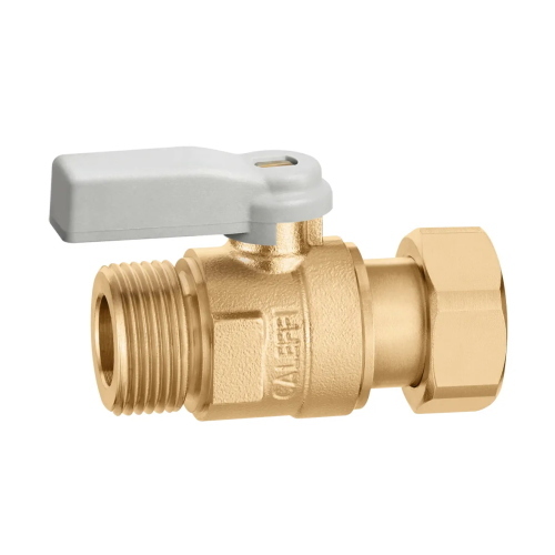 Valvola di intercettazione Attacchi 3/4" M e Calotta 3/4" F (collegabile solo ai collettori con attacchi a testa piana)